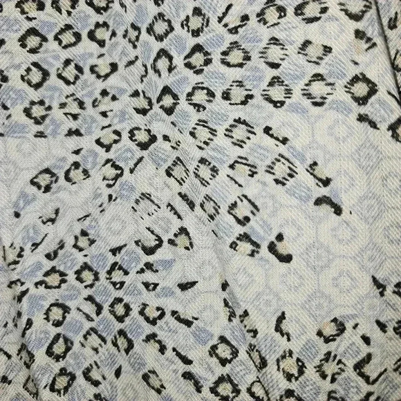 Tasso Elba Men’s Silk Hawaiian Shirt M | Taupe Palm Print Camp Button-Up - Picture 7 of 16